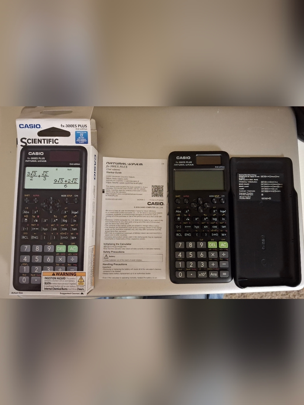 Casio fx-300ES PLUS Scientific Calculator - Black
